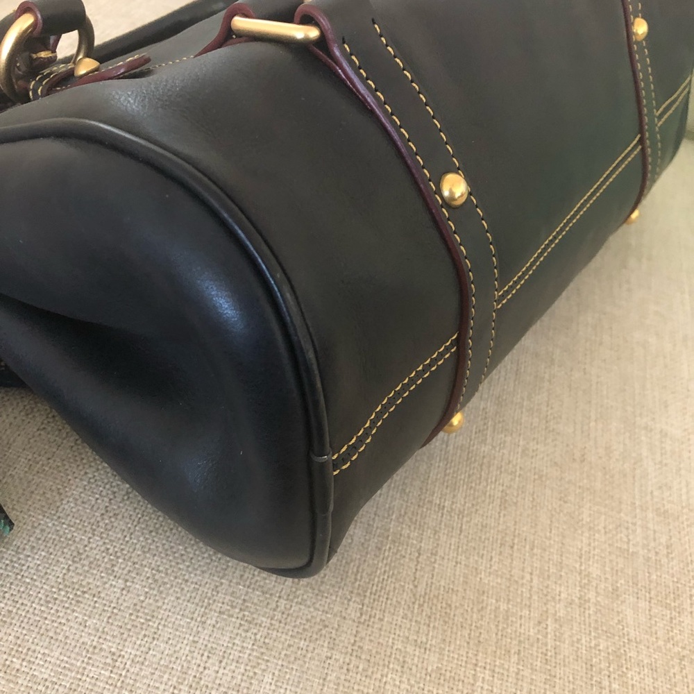 Dooney & Bourke Florentine Small Satchel Navy - Picture 6 of 7